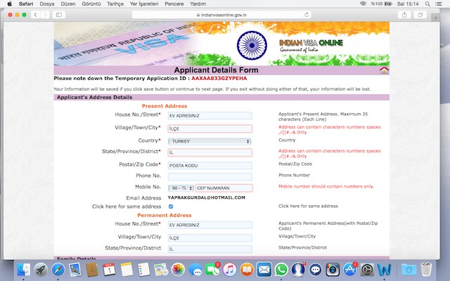 Hindistan Online Visa