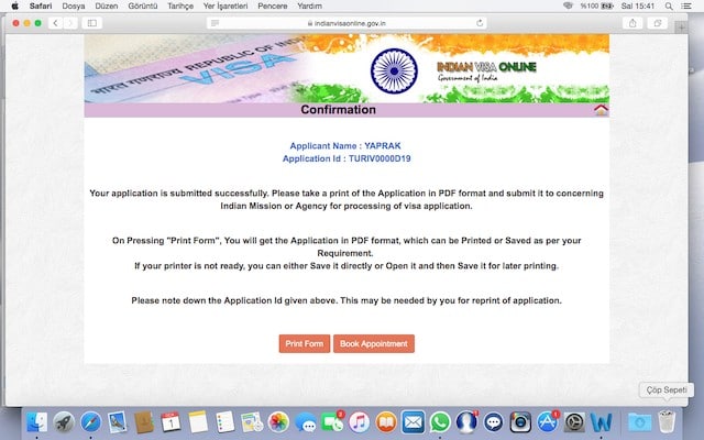 Hindistan Online Visa