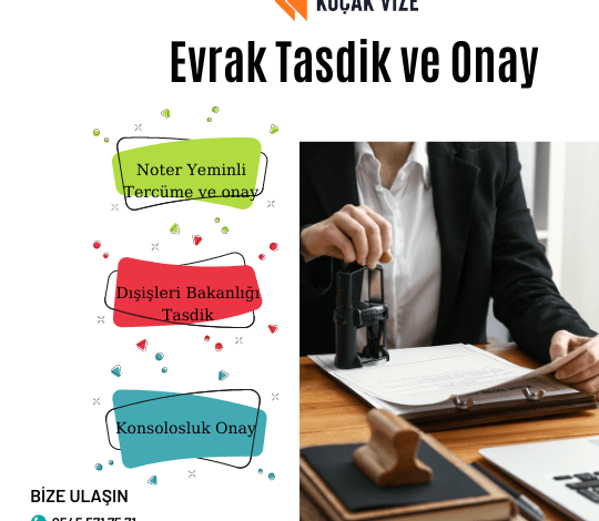 evrak tasdik işlemleri